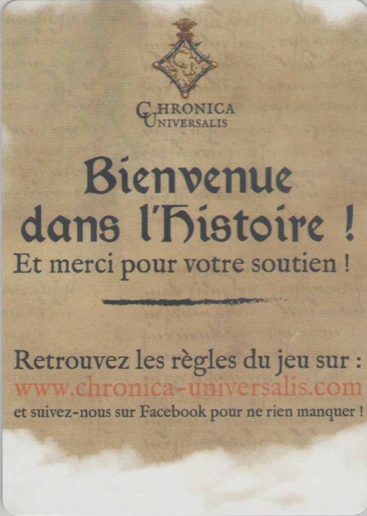 Bienvenue dans l'histoire !